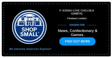 American Express Small Shop with The Chelsea Gamer