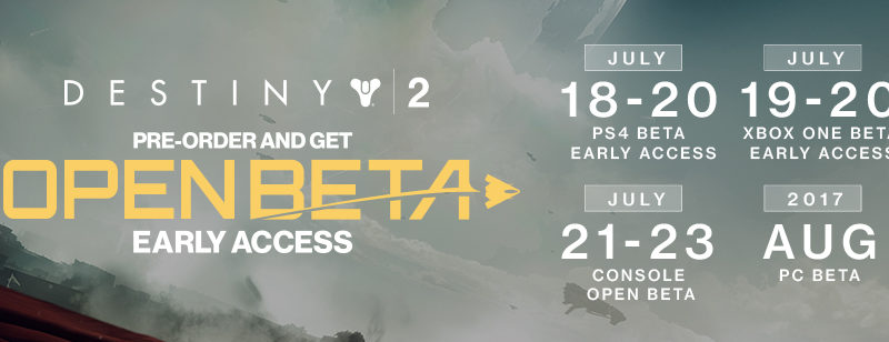 Destiny 2 - Pre Order Beta