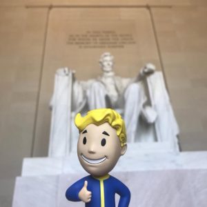 Vault Boy with George Washington