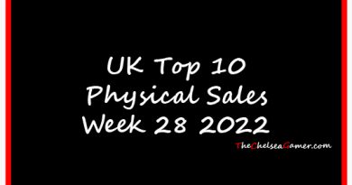 UK Top 10 - Physical Software chart Week 28 2022