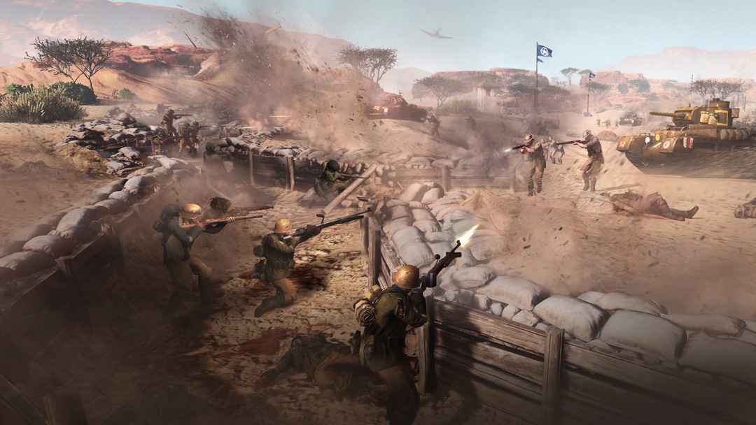 Company of Heroes 3 - North Africa Gazala Trenches