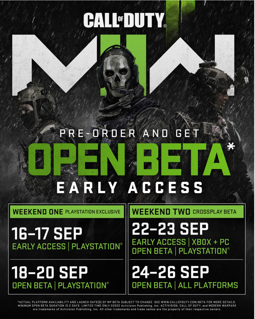 Call of Duty®: Modern Warfare® II Open Beta 